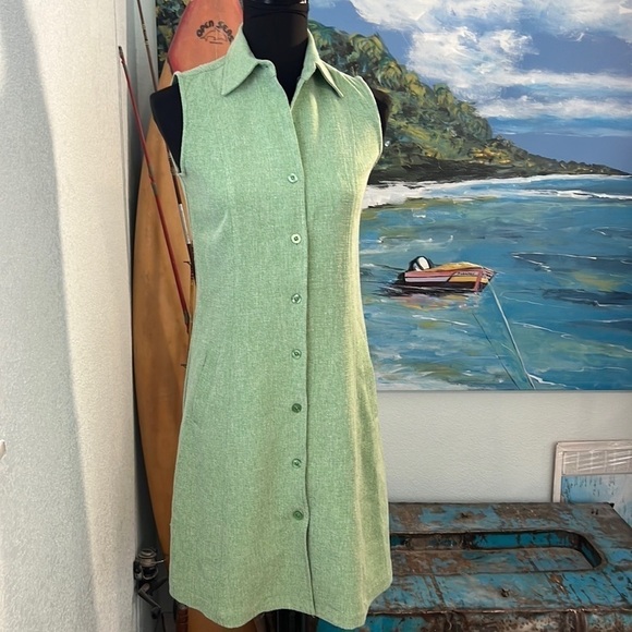 VTG Linea by Louis Dell’Olio,1970s Cottagecore Button-Front,Excellent Condition - Picture 3 of 11